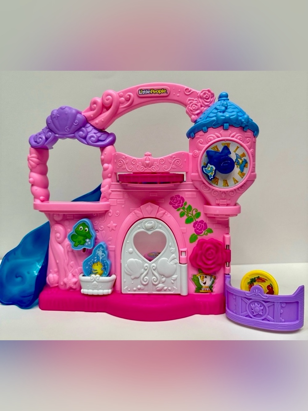 DISNEY - LITTLE PEOPLE PRINCESS CASTLE PACK AND GO - W/ SNOW WHITE & DOPEY DWARF - Picture 3 of 6